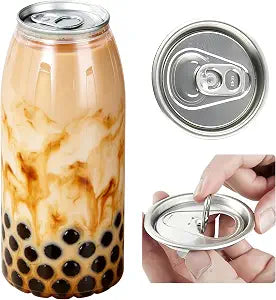 Airosia Clear PET Beverage cans Compatible with Caning Machine(Multi-Size)