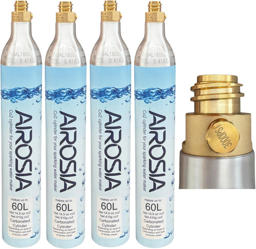 Airosia 60L CO2 Canister Cylinders