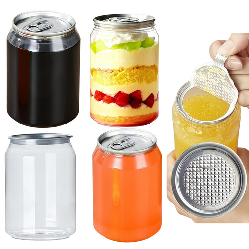 Airosia Clear PET Beverage cans Compatible with Caning Machine(Multi-Size)