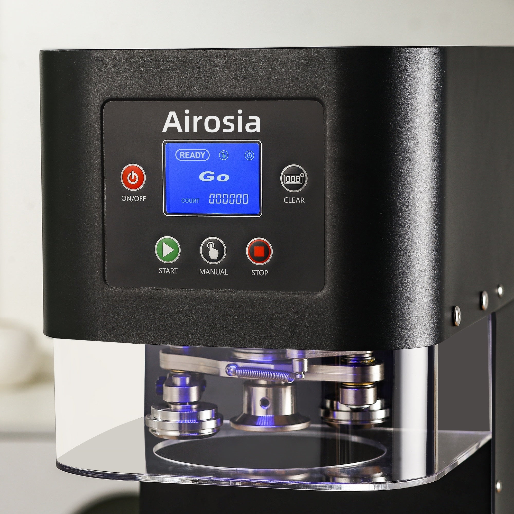 Airosia Commercial Automatic Can Sealer Machine with Stronger Motor