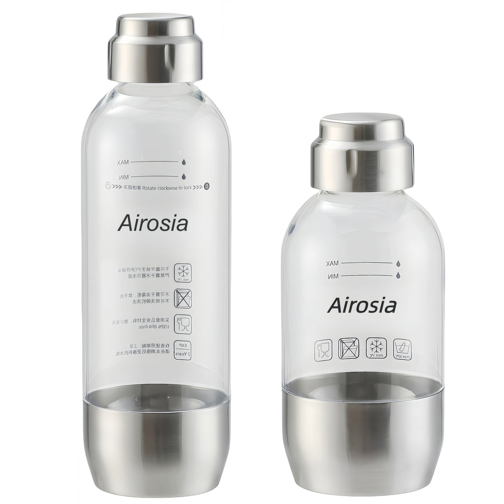 PET Soda Maker Bottle Compatible with Airosia Soda Machine