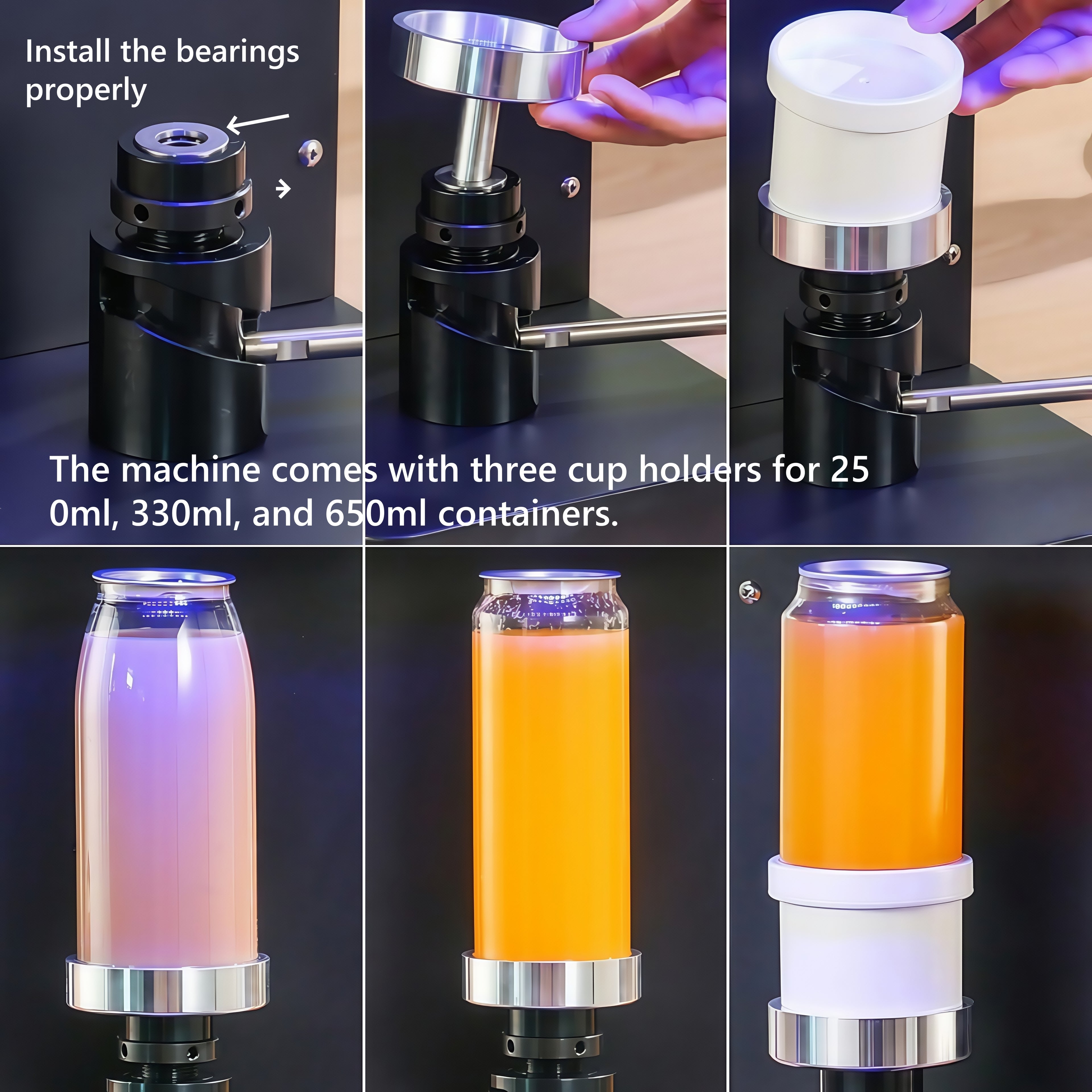 Airosia Semi-Automatic Can Sealing Machine